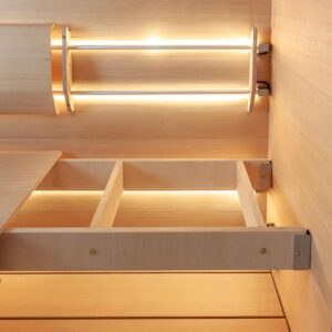 Policový rám Cariitti TAIVE Hemlock