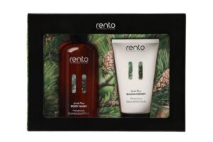 Rento Dárková sada Body wash & Sauna Honey arctic pine