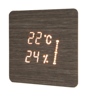 Termohygrometr s osvětlením Cariitti Aspectu SQ Helmlock